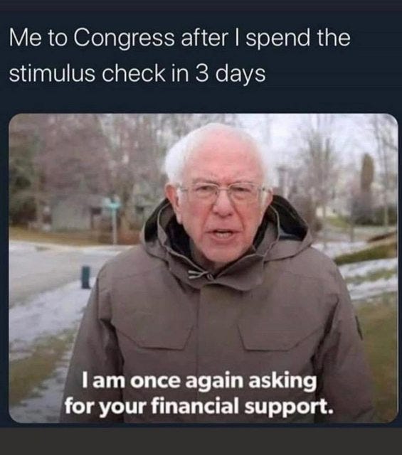 Memes That Prove These Stimulus Checks Aren&#39;t That Stimulating - Where&#39;s  Our Stimulus Check | Memes