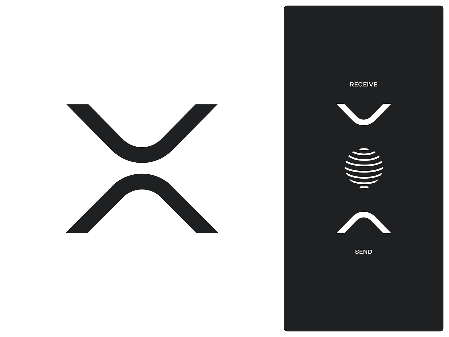 XRP Symbol xrp ripple bitcoin crypto identity branding logo icon