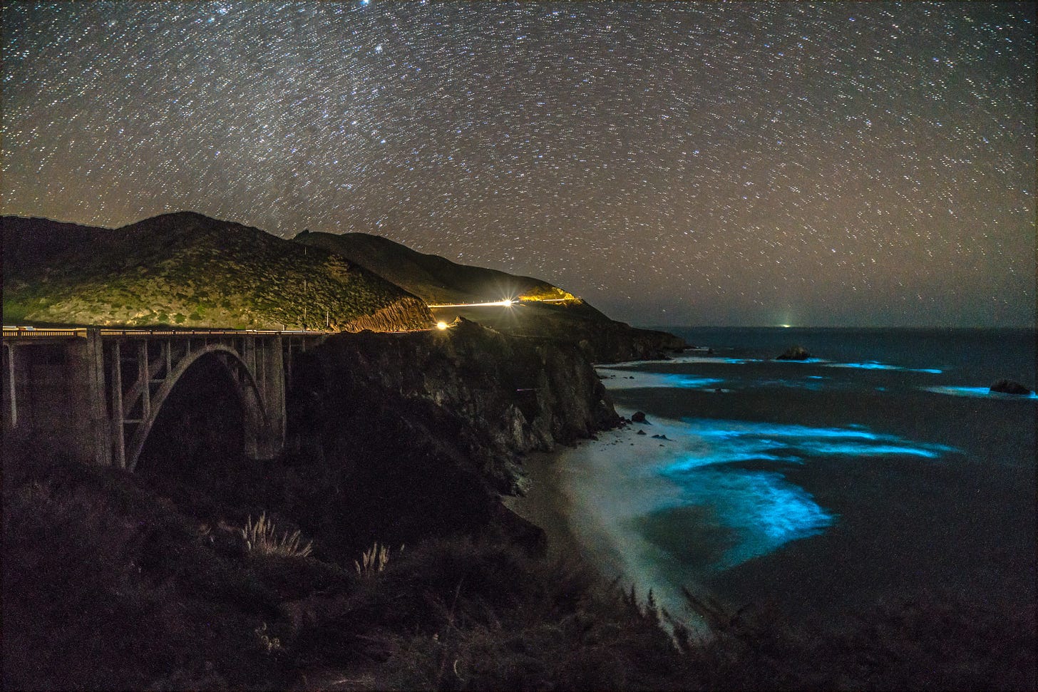 Big Sur&#39;s Coastline Is Glowing, Thanks to Bioluminescent Phytoplankton |  Condé Nast Traveler
