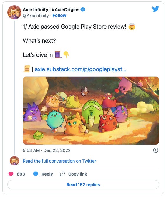 Sky Mavis soft launches Axie Infinity: Origin as a free-to-play