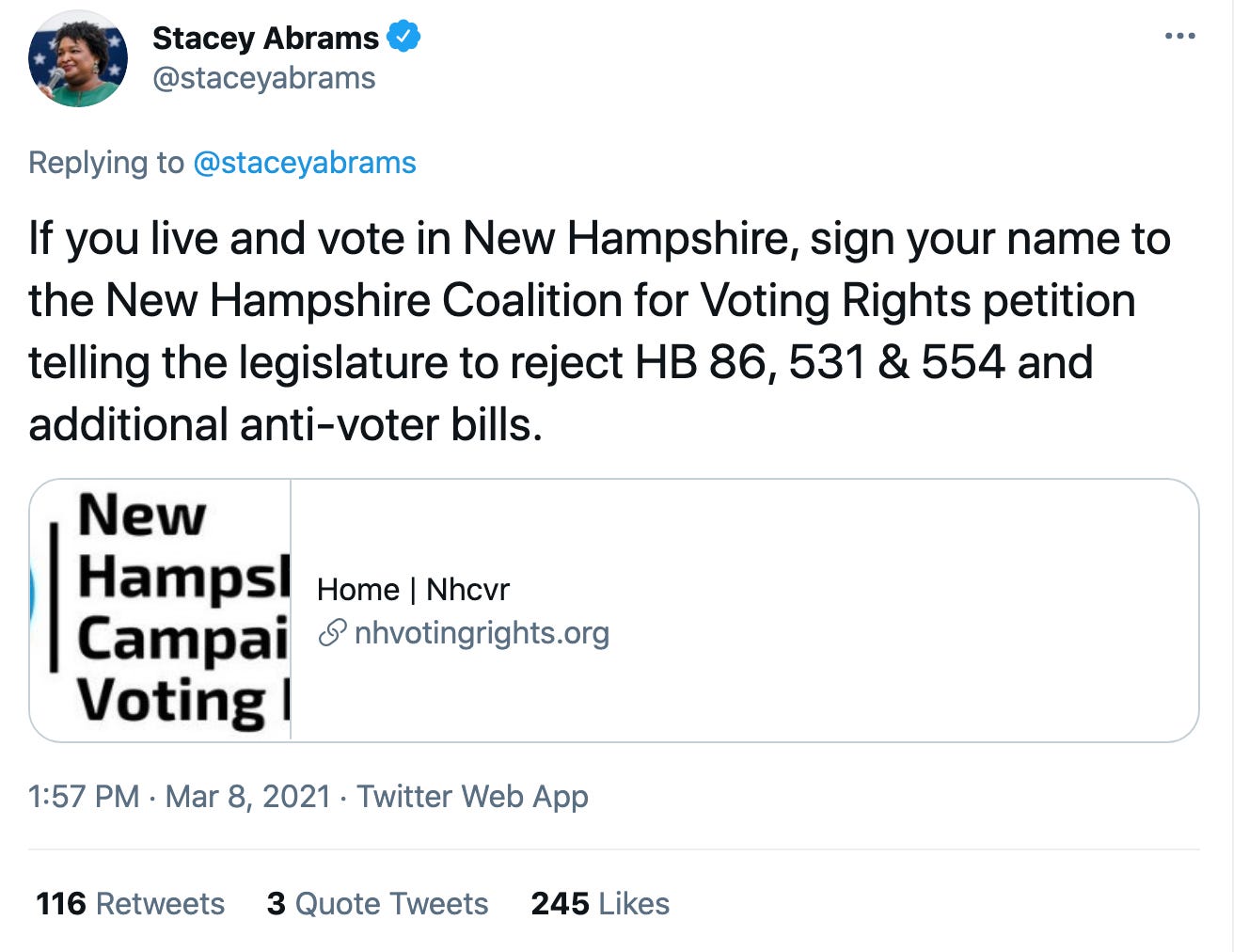 Screen-Shot-2021-03-08-at-2.20.16-PM Stacey Abrams Makes Power Move To Thwart GOP Voter Suppression Corruption Crime Featured Politics Top Stories 