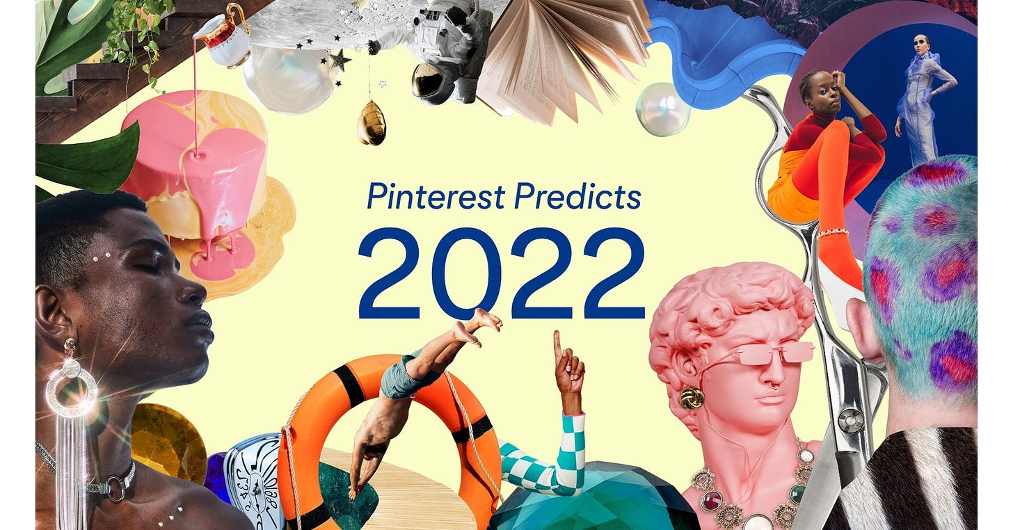 Pinterest releases its annual Pinterest Predicts report of the trends to  watch for in 2022