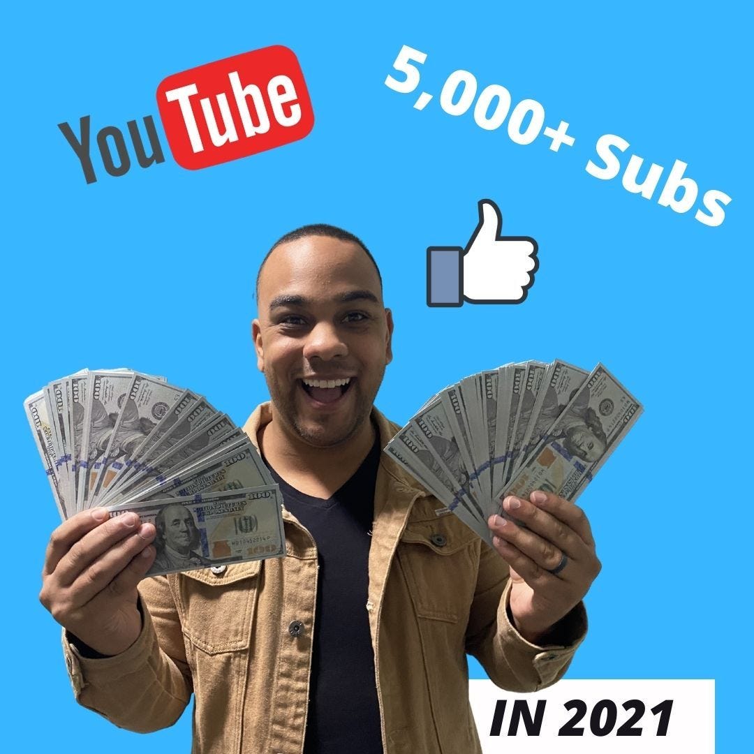 Welcome to your journey from 0-to-5,000 YouTube subscribers in 2021!