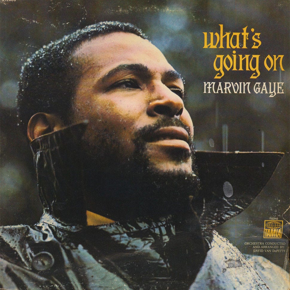 Marvin Gaye – What's Going On album art - Fonts In Use