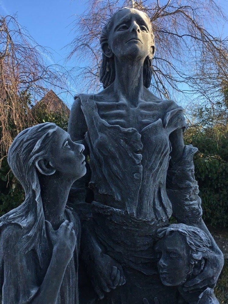 a-frosty-famine-memorial-statute-outside-the-old-workhouse-in-roscommon-town
