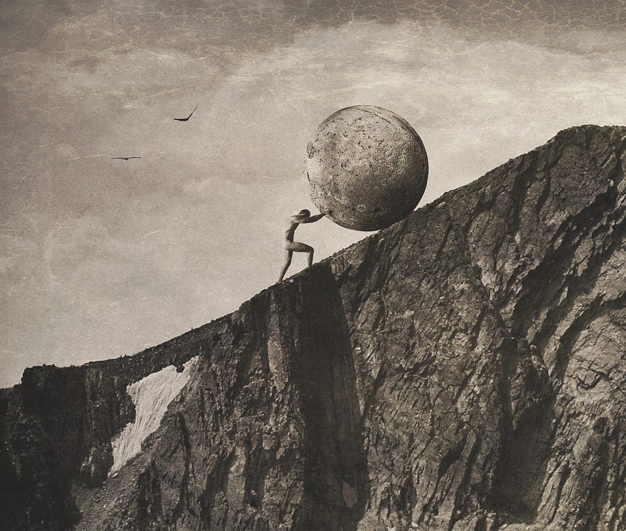 Sisyphus Photograph by Jeffrey Hummel