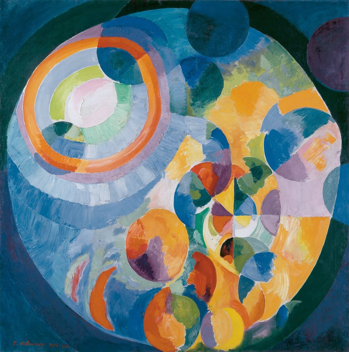 Circular forms. Sun and Moon - Robert Delaunay — Google Arts & Culture