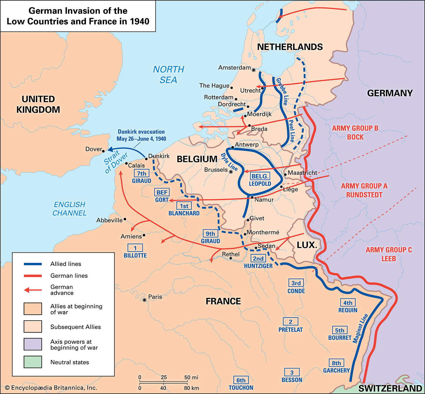 Battle of France - The invasion of the Low Countries | Britannica