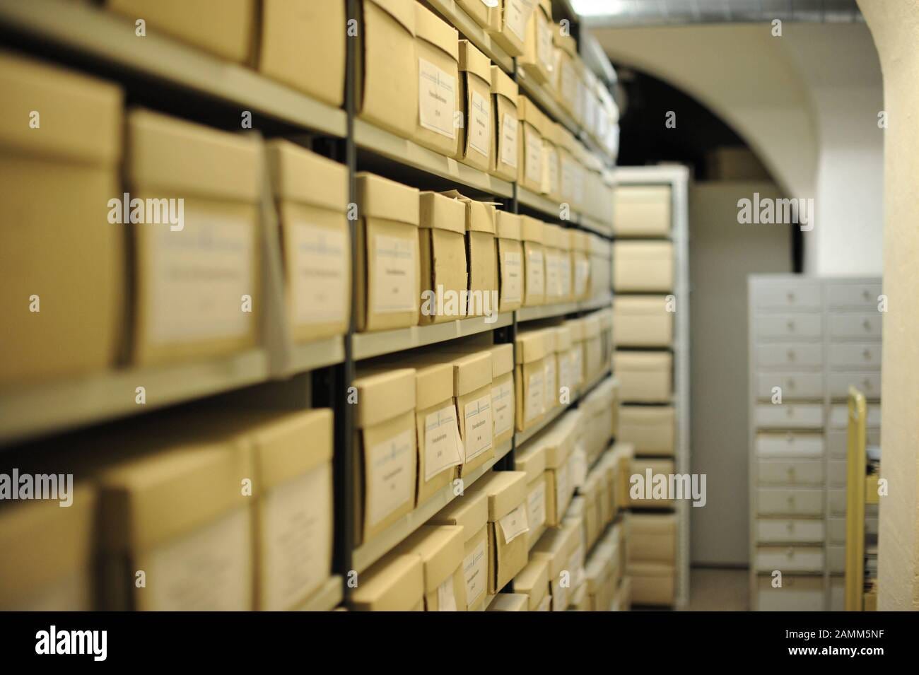 Archive of the Archbishopric of Munich and Freising at Karmeliterstrasse 1  Stock Photo - Alamy