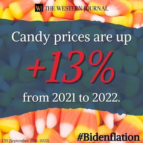 The scariest thing about this Halloween is how much our favorite treats are costing. Read here: https://www.westernjournal.com/bidenflation-hits-halloween-