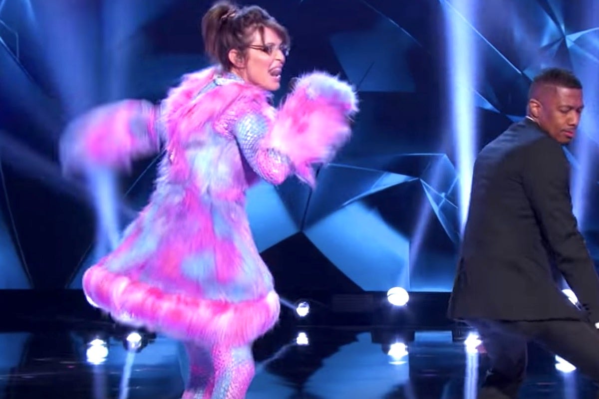 Watch Sarah Palin on "The Masked Singer" Rapping "Baby Got Back"