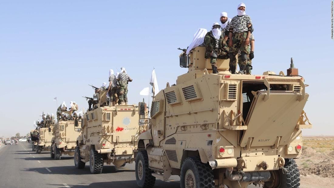 Taliban show off captured weapons at Kandahar victory parade - CNN
