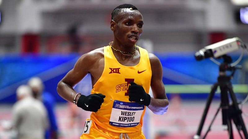 Kiptoo Wins NCAA 5,000 in Record-Breaking Fashion - Iowa State University Athletics Kiptoo Wins NCAA 5,000 in Record-Breaking Fashion - Iowa State University Athletics