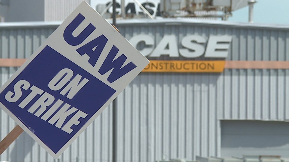 Case New Holland Industrial plant workers continue to strike | wqad.com