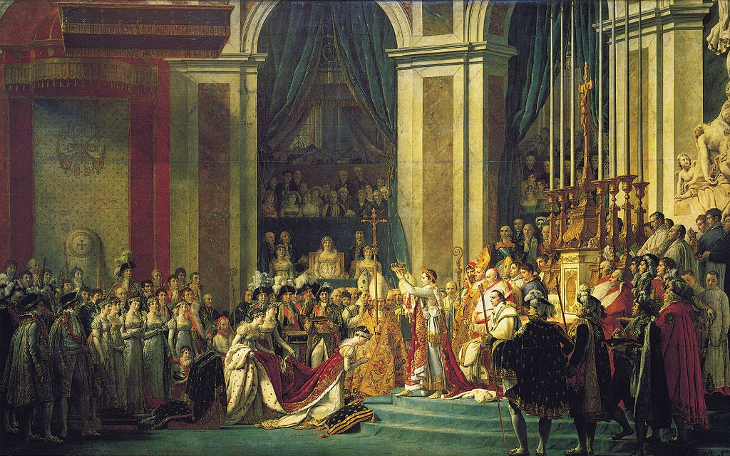 Discussion of The Coronation of Napoleon by Jacques-Louis David