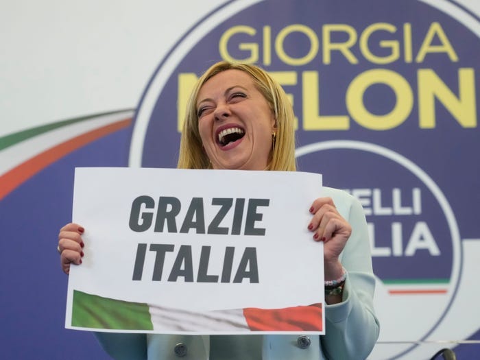 Italian Far-Right Leader Giorgia Meloni's Ascent to Power
