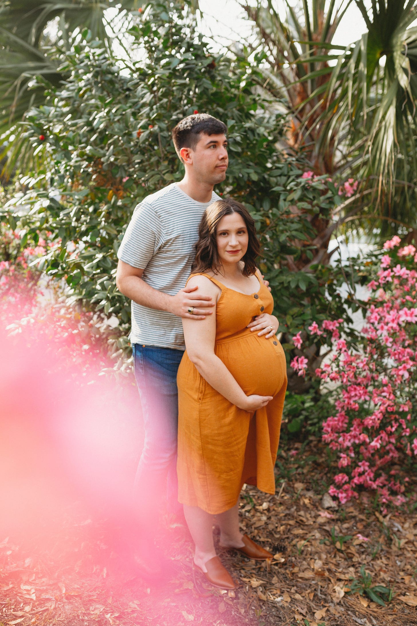 Secret Garden Maternity Photoshoot in Columbus, Georgia