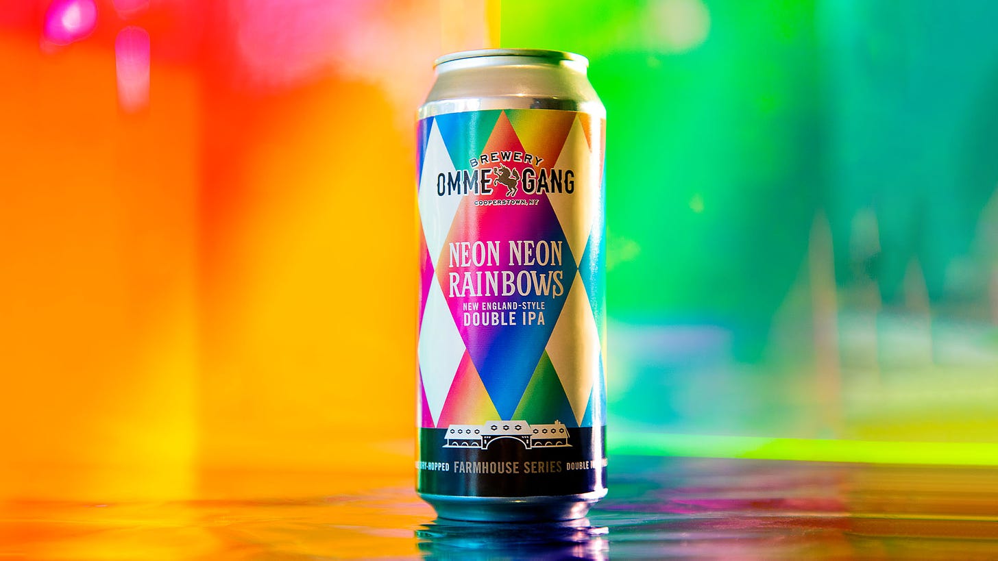 We double the hoppiness with Neon Neon Rainbows | Brewery Ommegang
