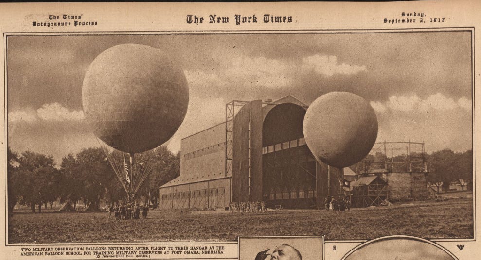 A History of the Fort Omaha Balloon School in North Omaha – North Omaha  History