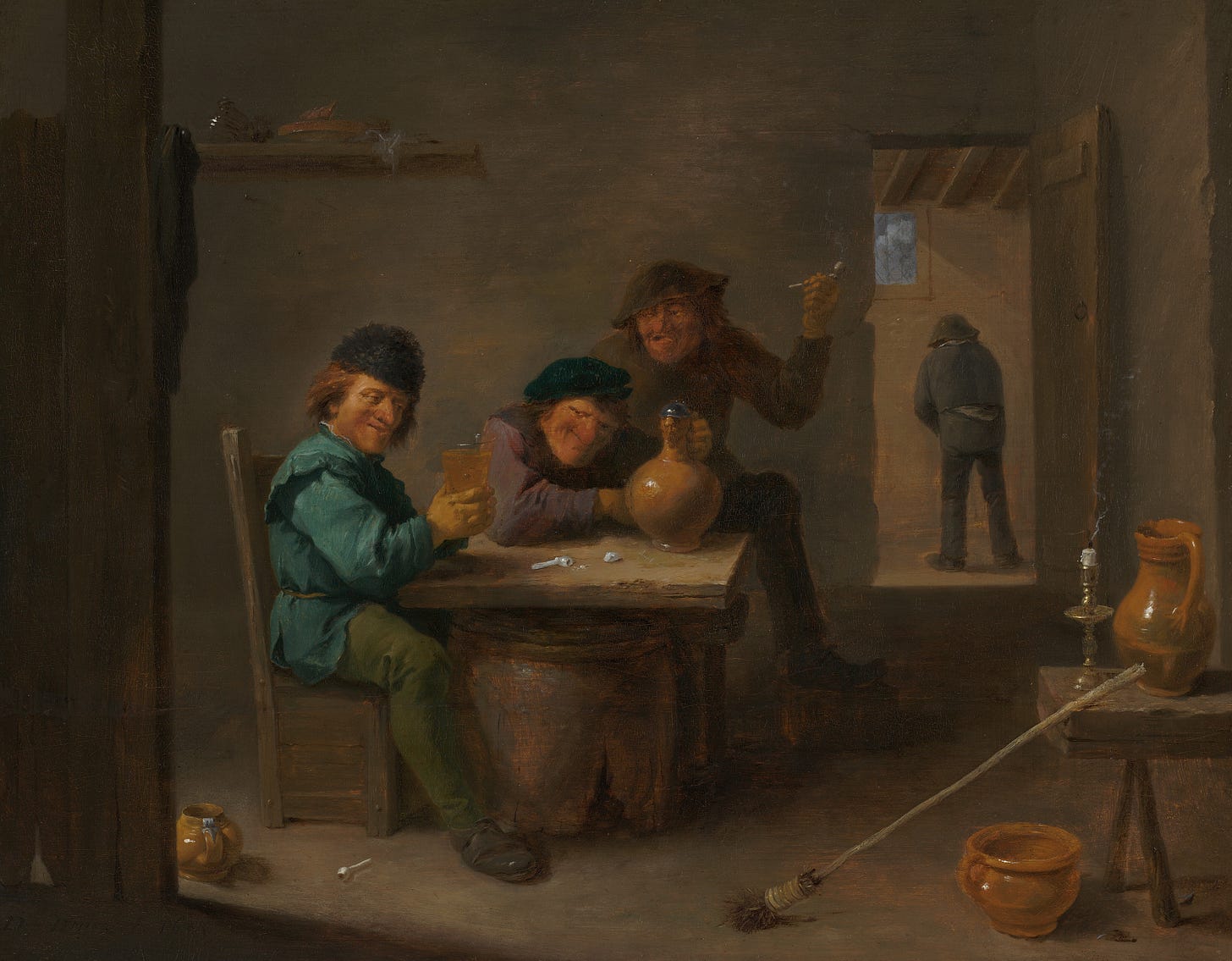 Peasants in a Tavern, c. 1633 by David Teniers the Younger