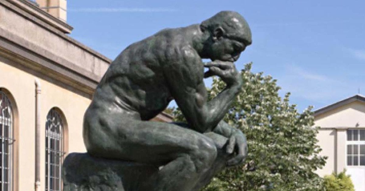 Rodin's 'The Thinker' sculpture is now in Abu Dhabi - Esquire ...