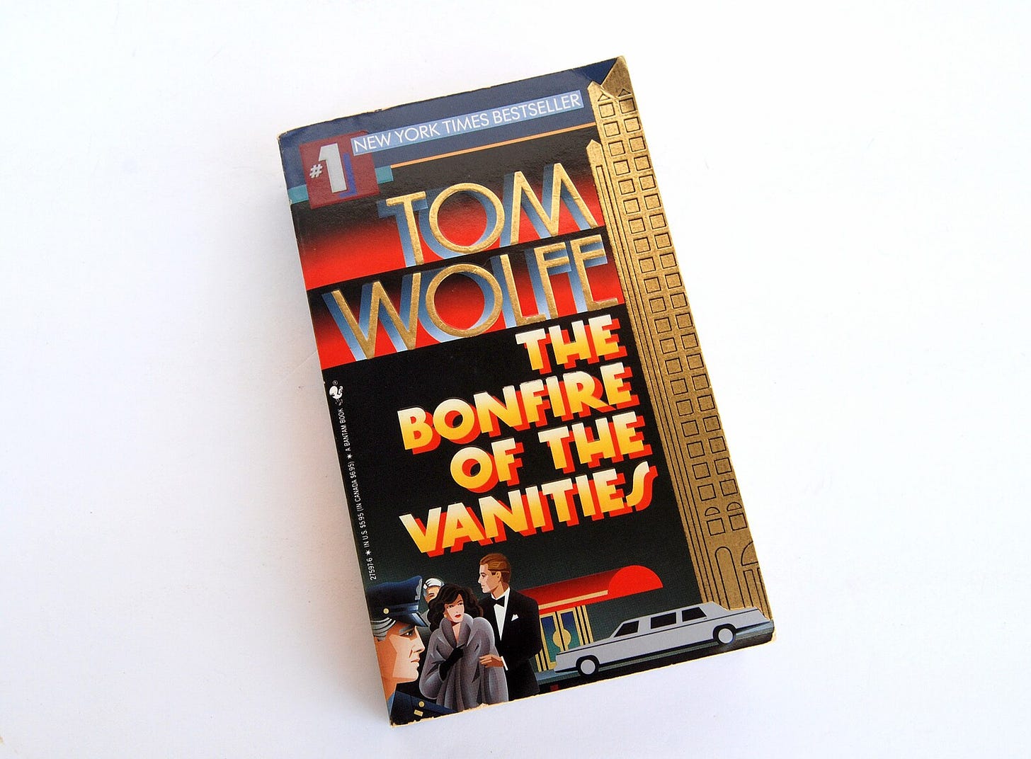 Tom Wolfe Bonfire of the Vanities Vintage Paperback Edition | Etsy