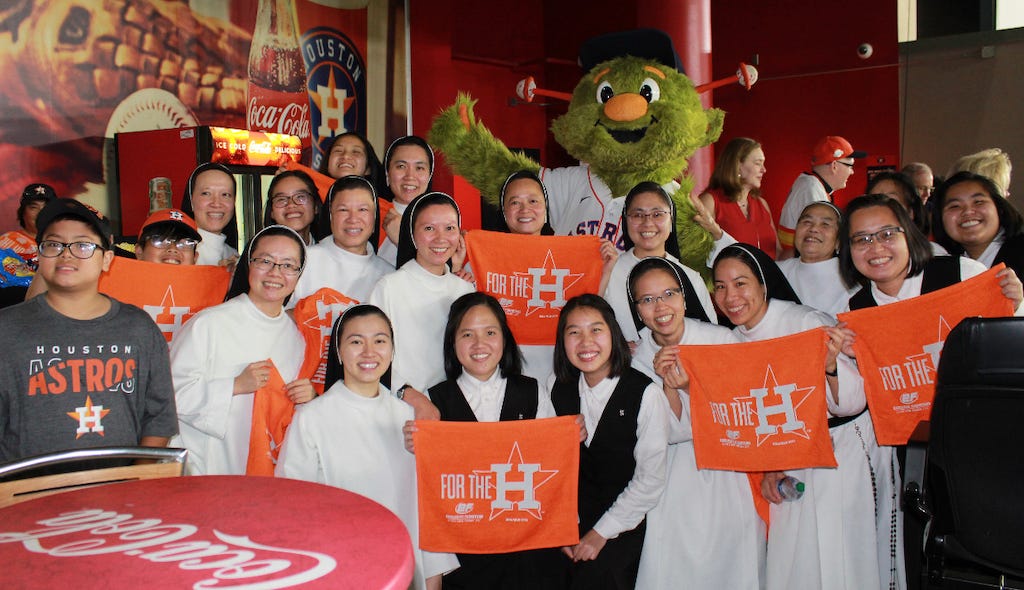 The “Rally Nuns” Astros fans of Brays Oaks leverage their new fame for good  - Brays Oaks Management District