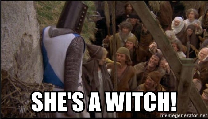 Holy Grail Witch Trial - SHE'S A WITCH!
