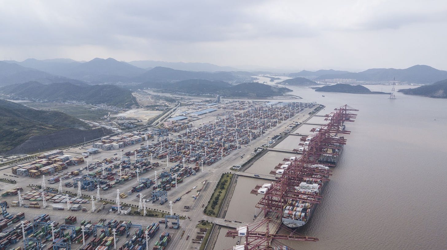 The Port of Ningbo-Zhoushan in Ningbo in 2018.