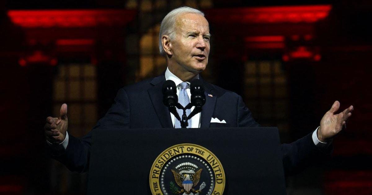 Biden delivers prime-time speech on the "battle for the soul of the nation"  in Philadelphia