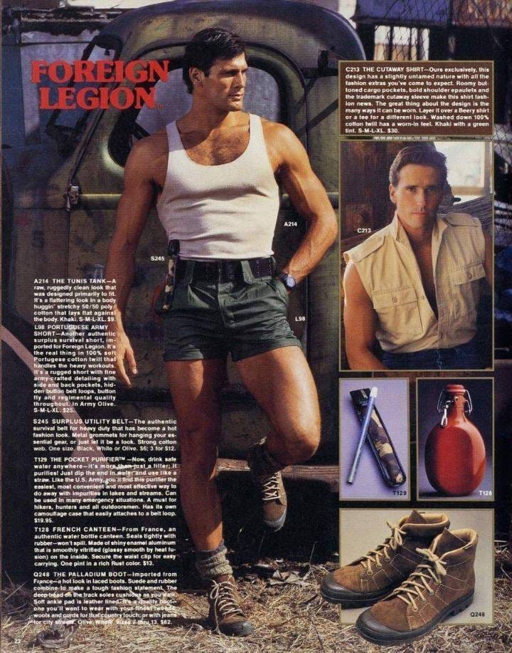 The '80s men-short-pants trend that doesn't seem to come back again ~  pannatic