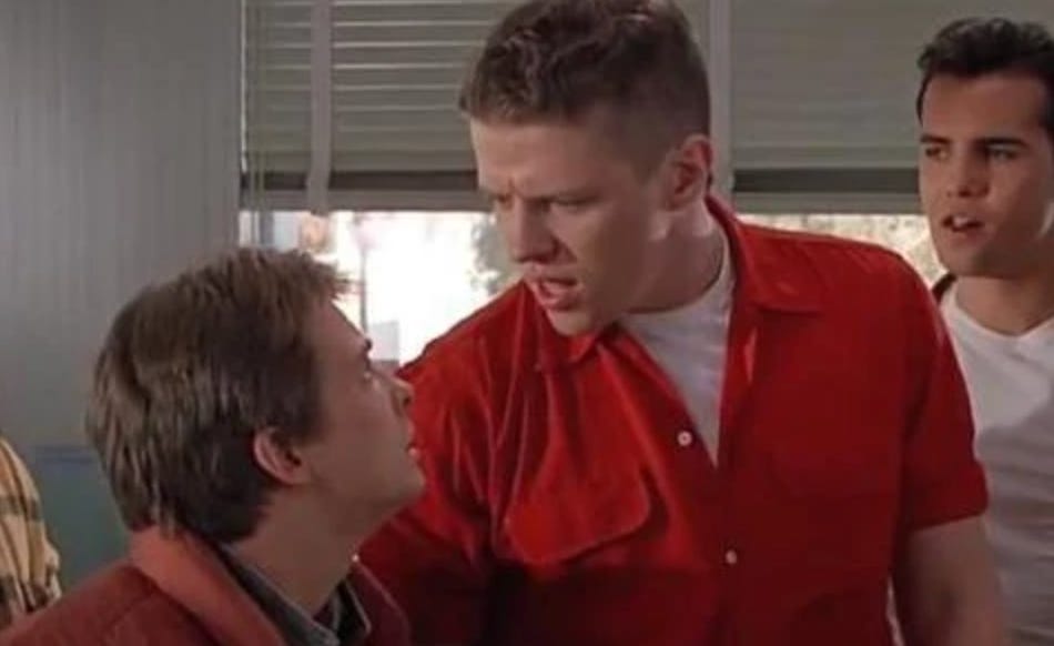 Biff and Marty McFly
