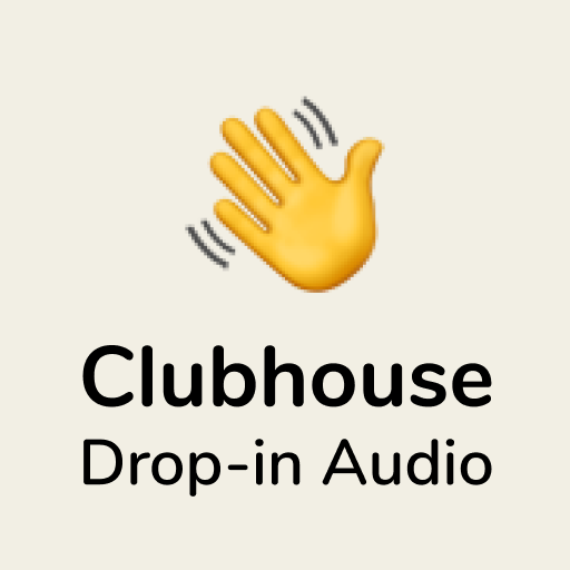 Image result for clubhouse logo audio