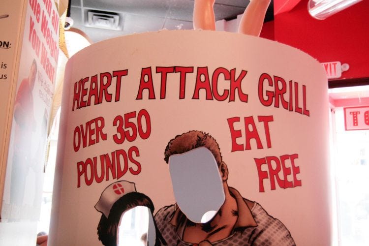 Heart Attack Eat Free