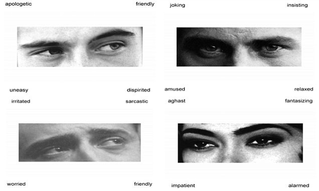 Image result for reading the mind in the eyes test