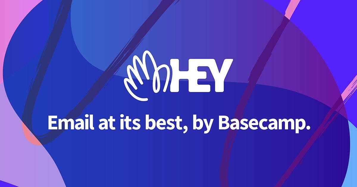 Basecamp has a new email service called HEY — and it's a game-changer