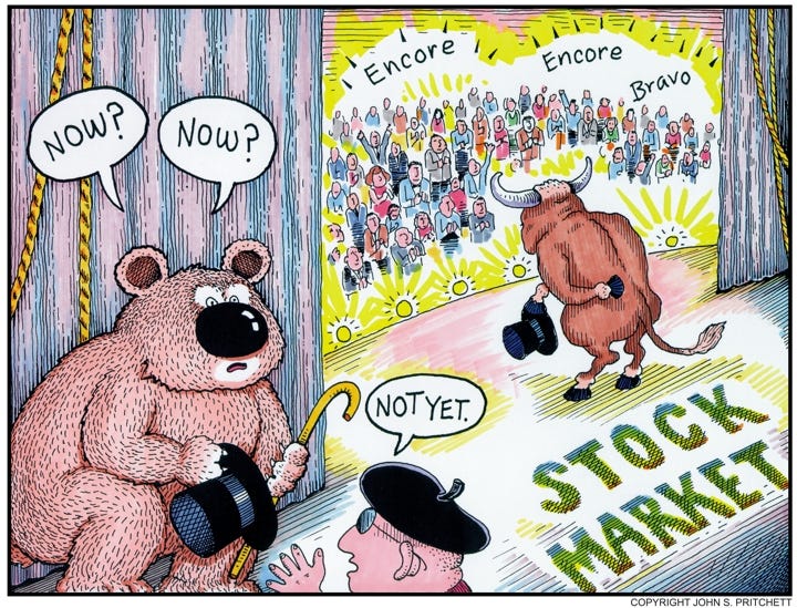 Image result for bear market cartoon