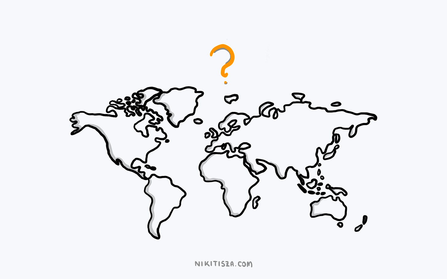 Where are you really from (world map) by the author