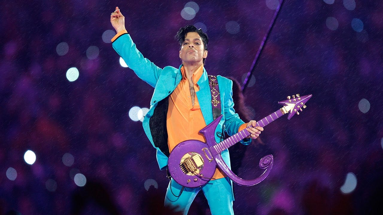 Prince at the Super Bowl XLI halftime show
