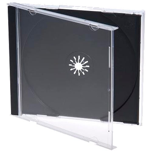 CD Jewel Cases | Black Tray | Blank Media Printing