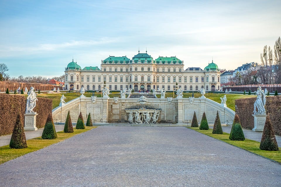 Vienna, Belvedere, Austria, Belvedere Palace, Building