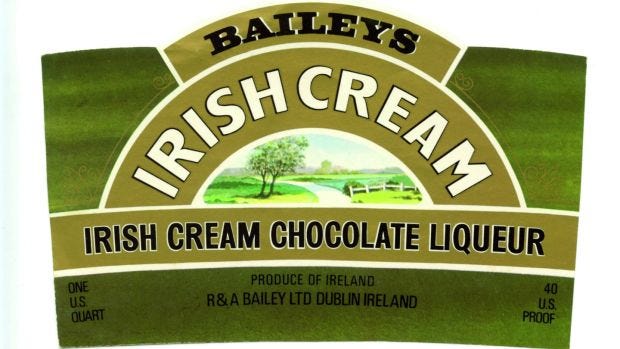 An early design idea for Baileys