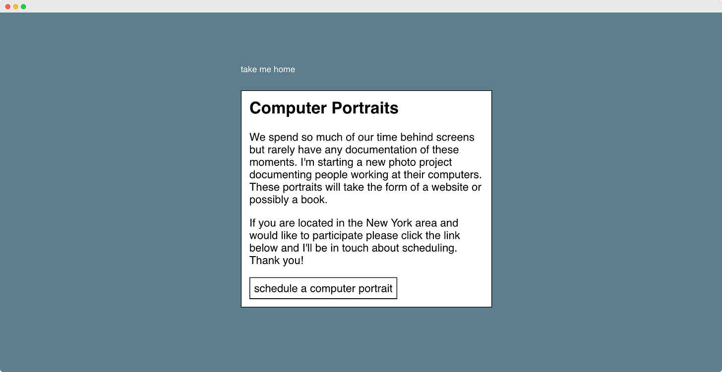 Screenshot of Computer Portraits, linked below.