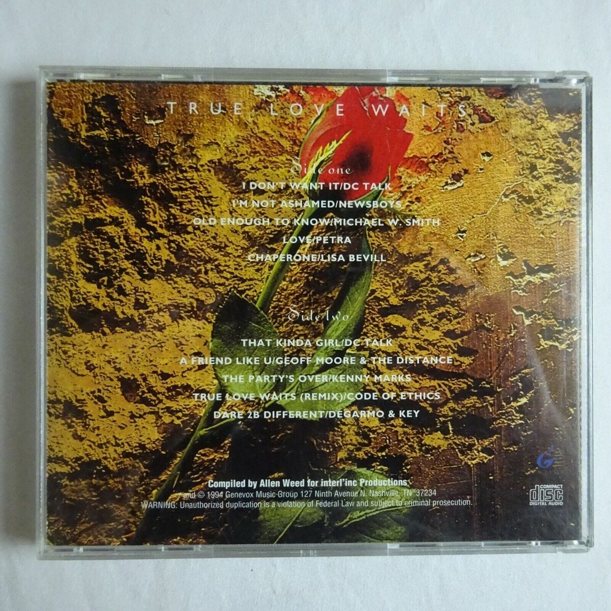 True Love Waits cd