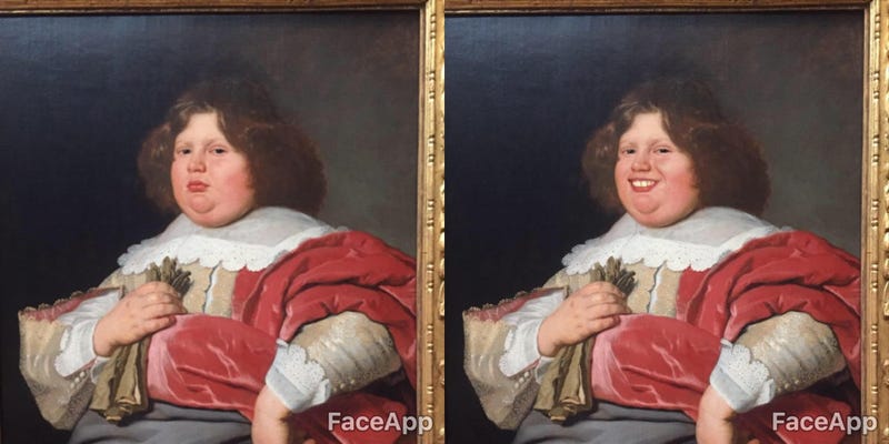 Face App paintings
