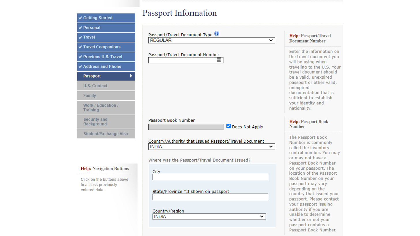 F-1 Visa India DS-160 Application Fall 2022