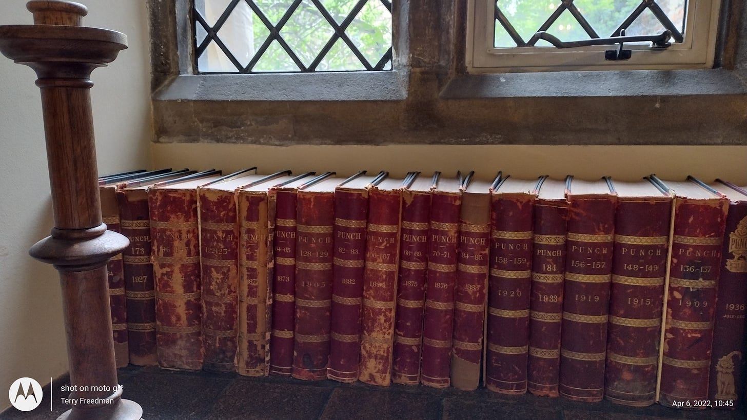 Punch volumes, Charterhouse, by Terry Freedman
