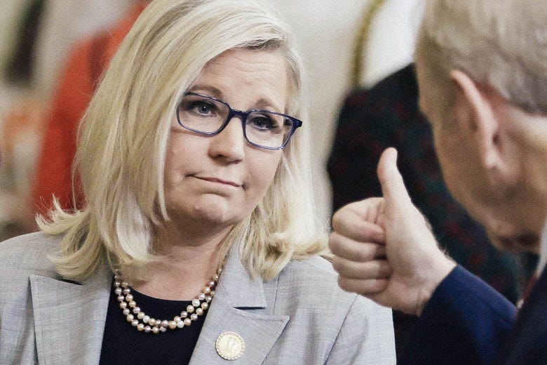 Liz Cheney is not mad—she's disappointed.