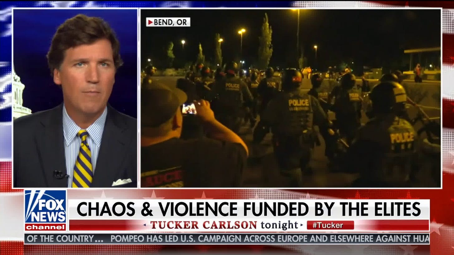 Tucker Carlson: BLM Protesters Are &#39;Thugs With No Stake in Society&#39; (Video)