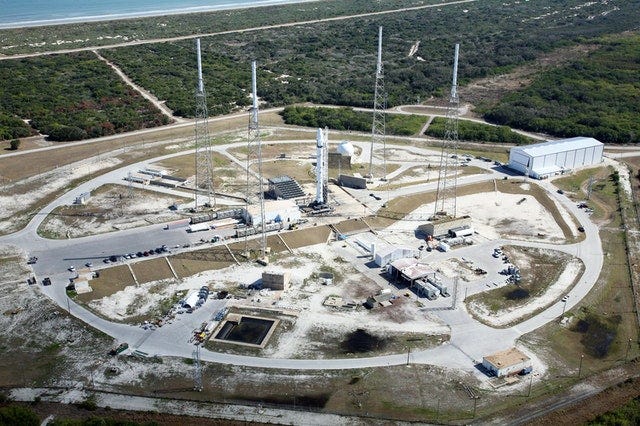 Photo of SpaceX launch site